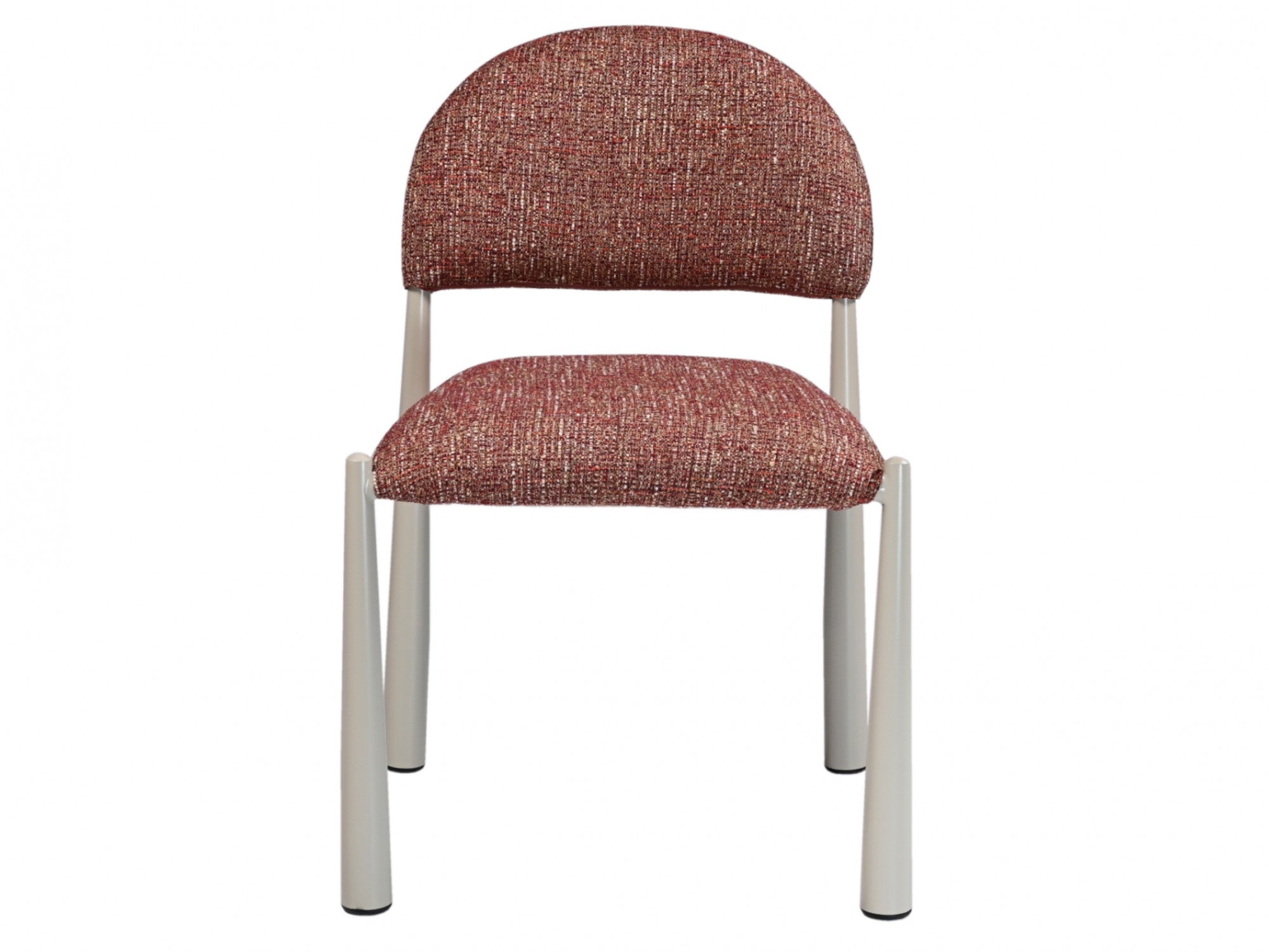 Egypt Dining Chair – Sunset | Textured Fabric & Creamy Frame (Set of 2)