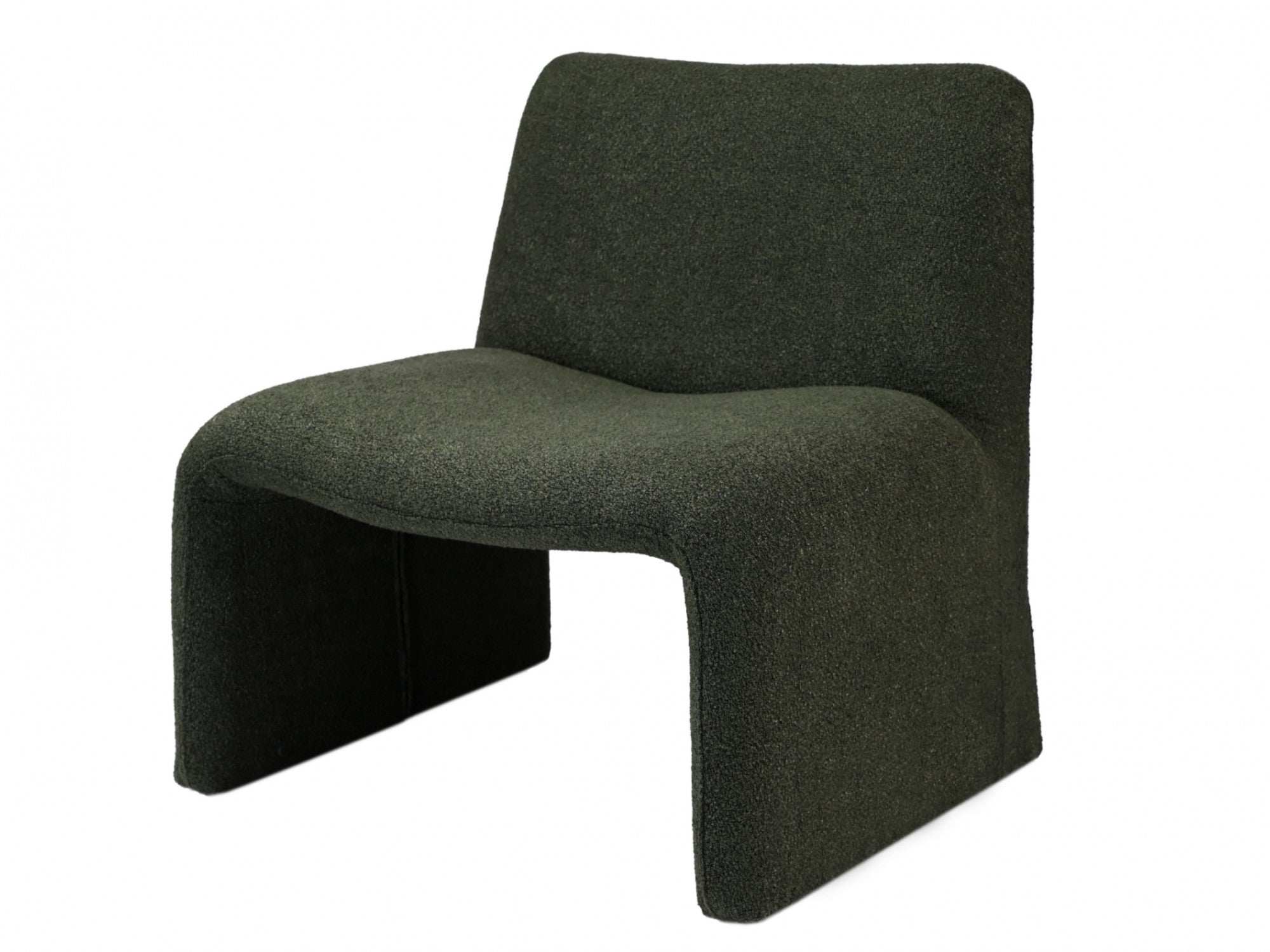 Calais Occasional Chair – Forest | Boucle Fabric Upholstery