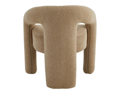 Alba Dining Chair – Sand | Chenille Fabric Upholstery