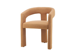Princeton Dining Chair – Orange | Linen Fabric Upholstery (Set of 2)