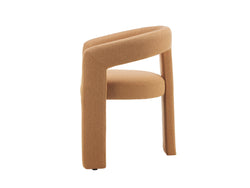 Princeton Dining Chair – Orange | Linen Fabric Upholstery (Set of 2)