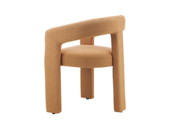 Princeton Dining Chair – Orange | Linen Fabric Upholstery (Set of 2)
