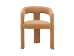 Princeton Dining Chair – Orange | Linen Fabric Upholstery (Set of 2)