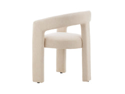 Princeton Dining Chair – Sand | Linen Fabric Upholstery (Set of 2)