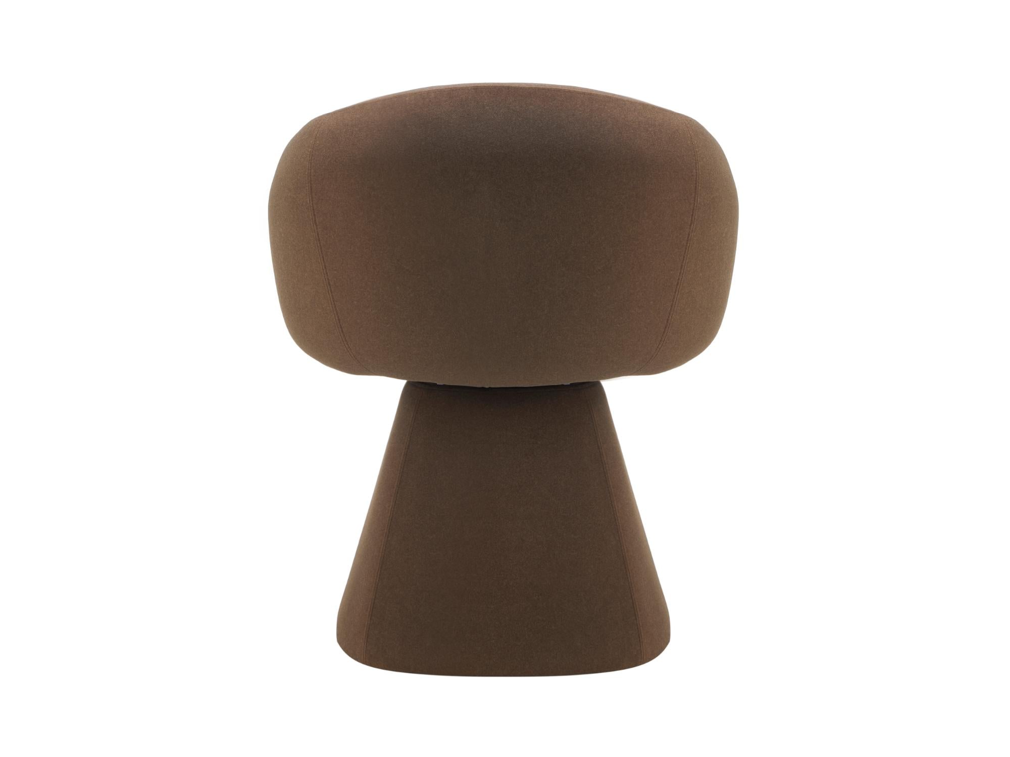 Lugarno Dining Chair – Chocolate | Mohair Fabric Upholstery