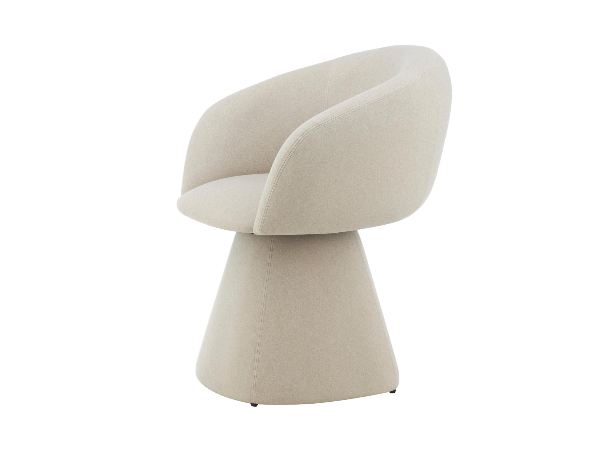 Lugarno Dining Chair – Linen | Mohair Fabric Upholstery