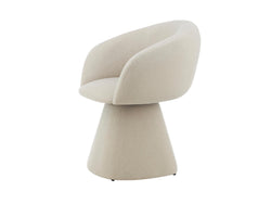 Lugarno Dining Chair – Linen | Mohair Fabric Upholstery