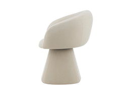 Lugarno Dining Chair – Linen | Mohair Fabric Upholstery