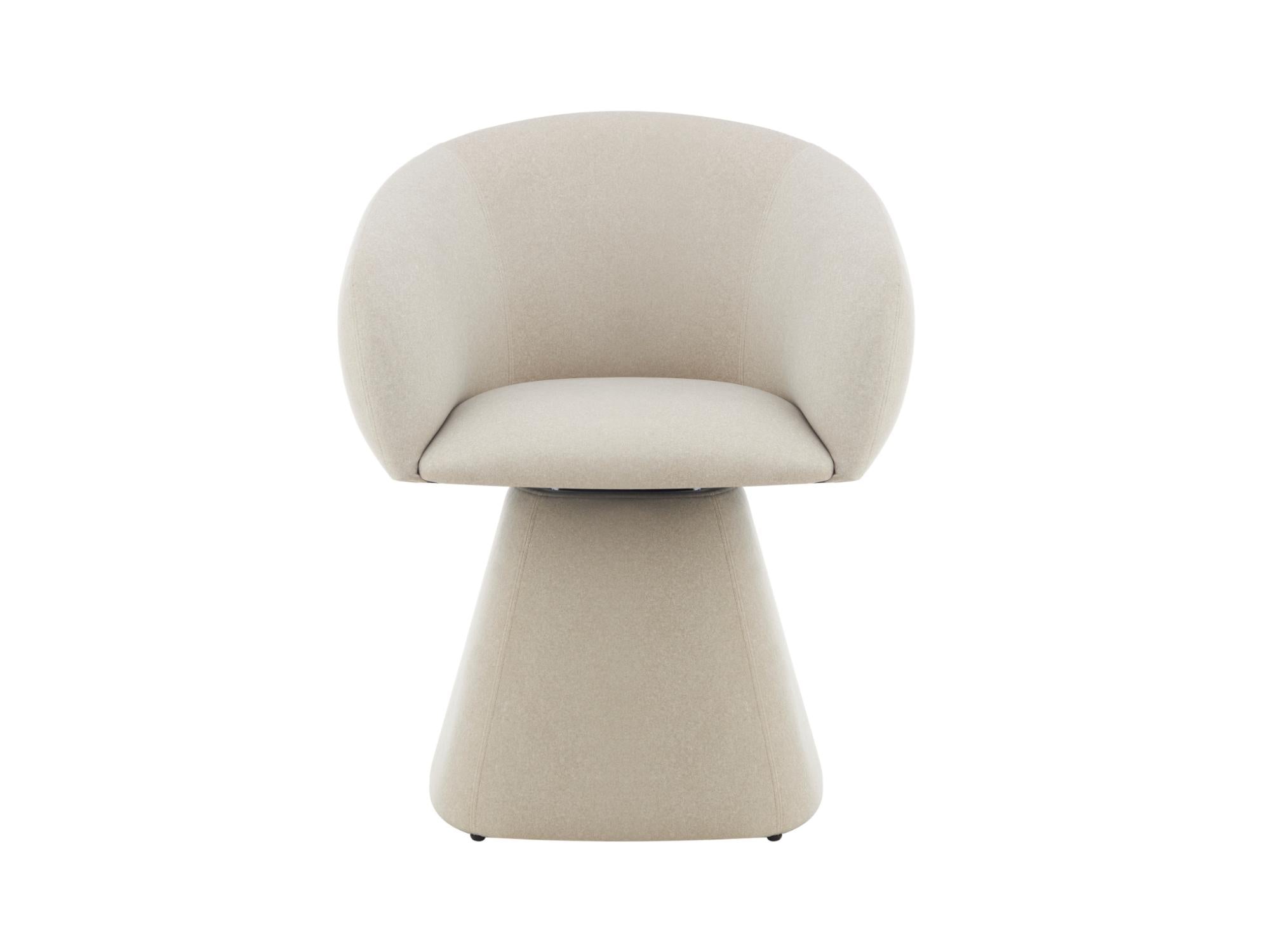 Lugarno Dining Chair – Linen | Mohair Fabric Upholstery