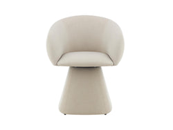 Lugarno Dining Chair – Linen | Mohair Fabric Upholstery
