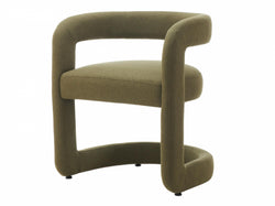 Toronto Dining Chair – Olive | Linen Fabric Upholstery (Set of 2)