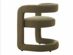 Toronto Dining Chair – Olive | Linen Fabric Upholstery (Set of 2)