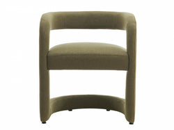 Toronto Dining Chair – Olive | Linen Fabric Upholstery (Set of 2)