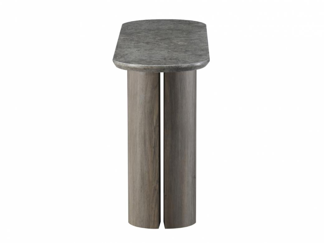 Corfu Console Table Grey Marble