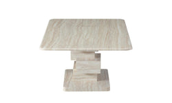 Eros Coffee Table White Travertine