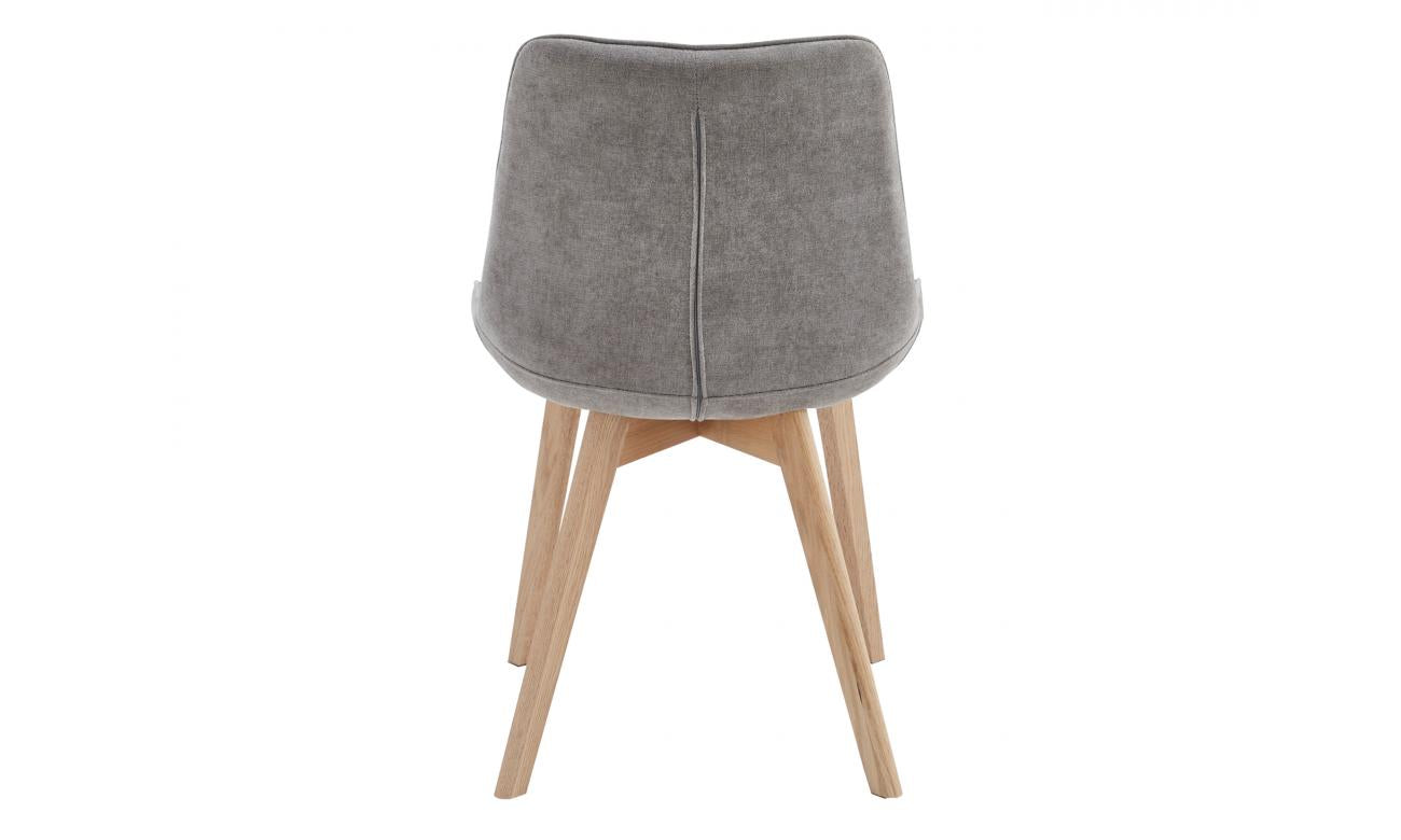 Forest Dining Chair Light Grey/ Natural (Set of 4)