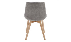 Forest Dining Chair Light Grey/ Natural (Set of 4)