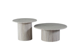 Seoul Side Table Grey Marble