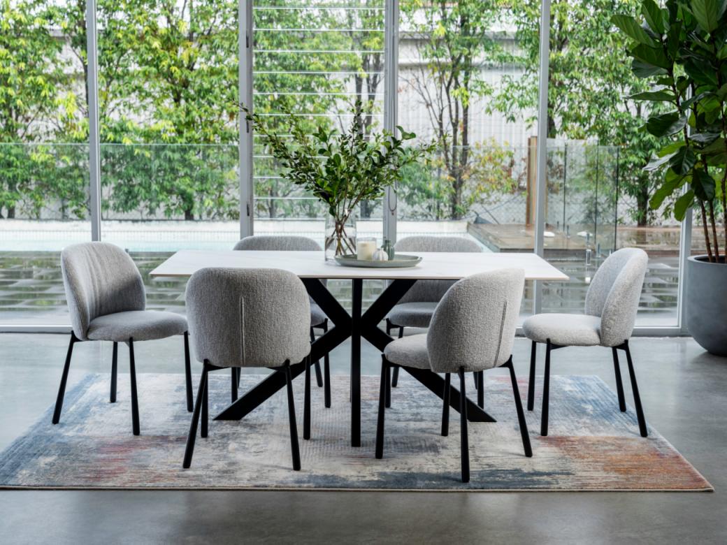 Miya Dining Chair Oyster White (Set of 2)