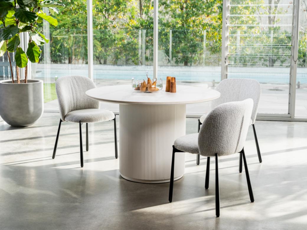 Miya Dining Chair Oyster White (Set of 2)