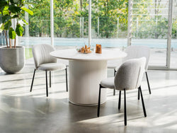 Miya Dining Chair Oyster White (Set of 2)