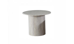 Seoul Side Table Grey Marble