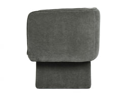 Chloe Swivel Occasional Chair – Olive | Chenille Fabric Upholstery