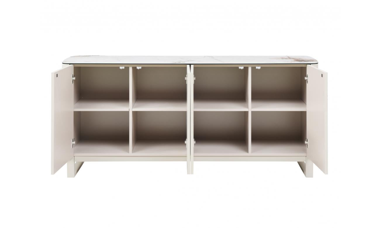 Messina Sideboard Milan White Marble