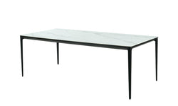 Magnate Outdoor Dining Table White Marble