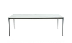 Magnate Outdoor Dining Table White Marble