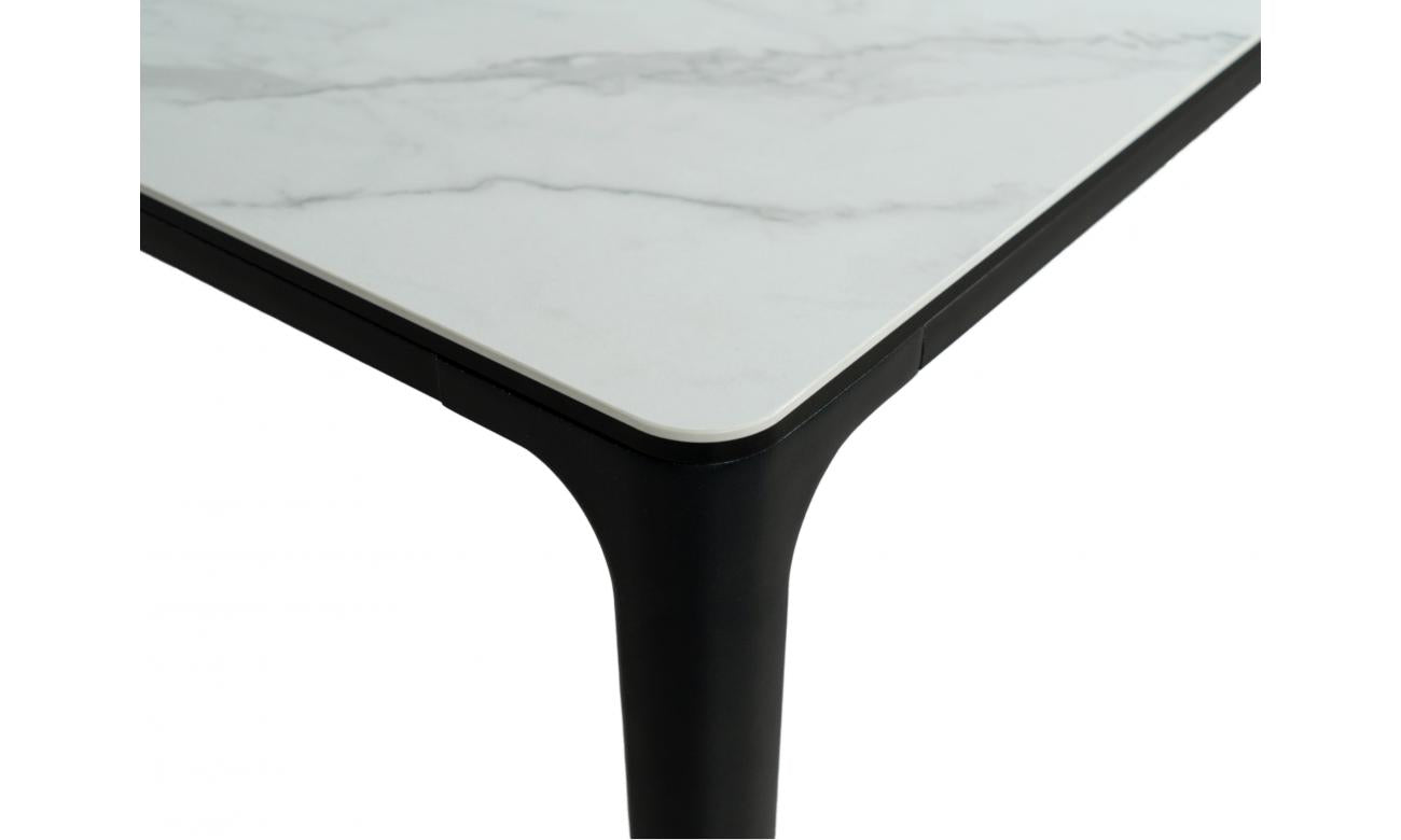 Magnate Outdoor Dining Table White Marble