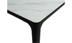Magnate Outdoor Dining Table White Marble