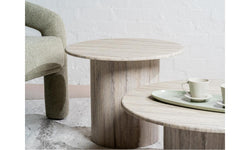 Seoul Side Table Grey Marble