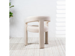Princeton Dining Chair – Sand | Linen Fabric Upholstery (Set of 2)