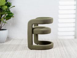 Toronto Dining Chair – Olive | Linen Fabric Upholstery (Set of 2)
