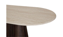 Crete Large Dining Table Travertine