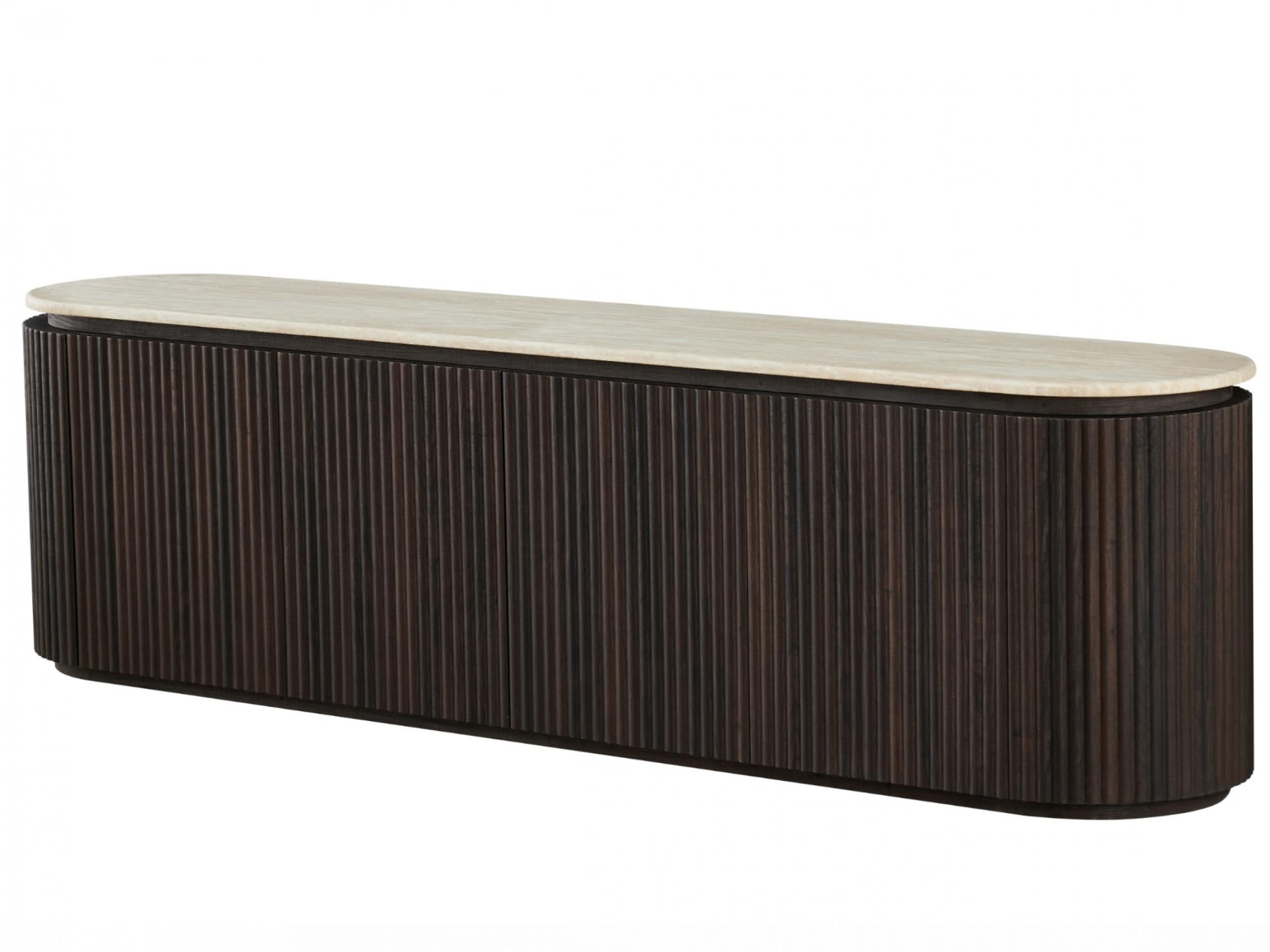Crete TV Unit Travertine
