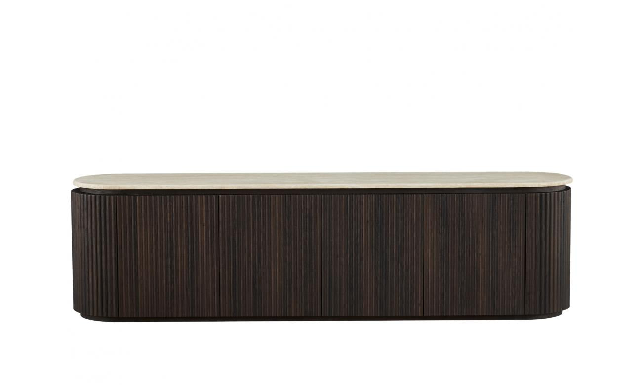 Crete TV Unit Travertine