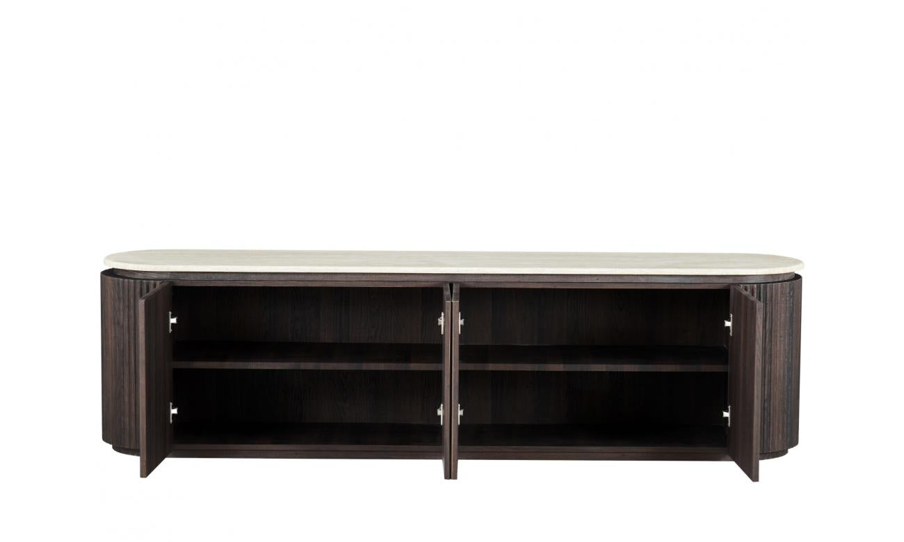 Crete TV Unit Travertine