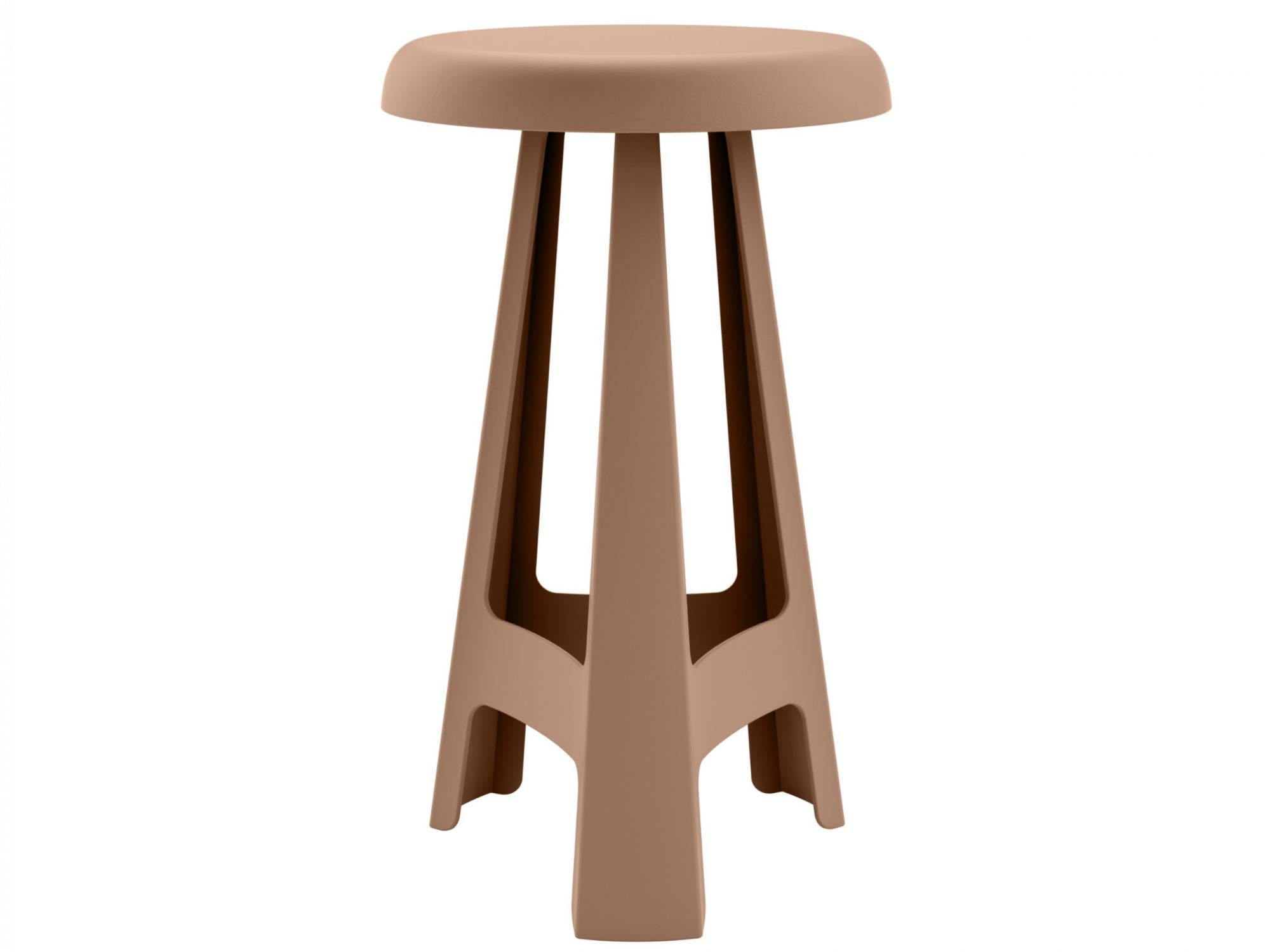 Bondi Outdoor Bar Table – Mocha Brown | Solid Plastic