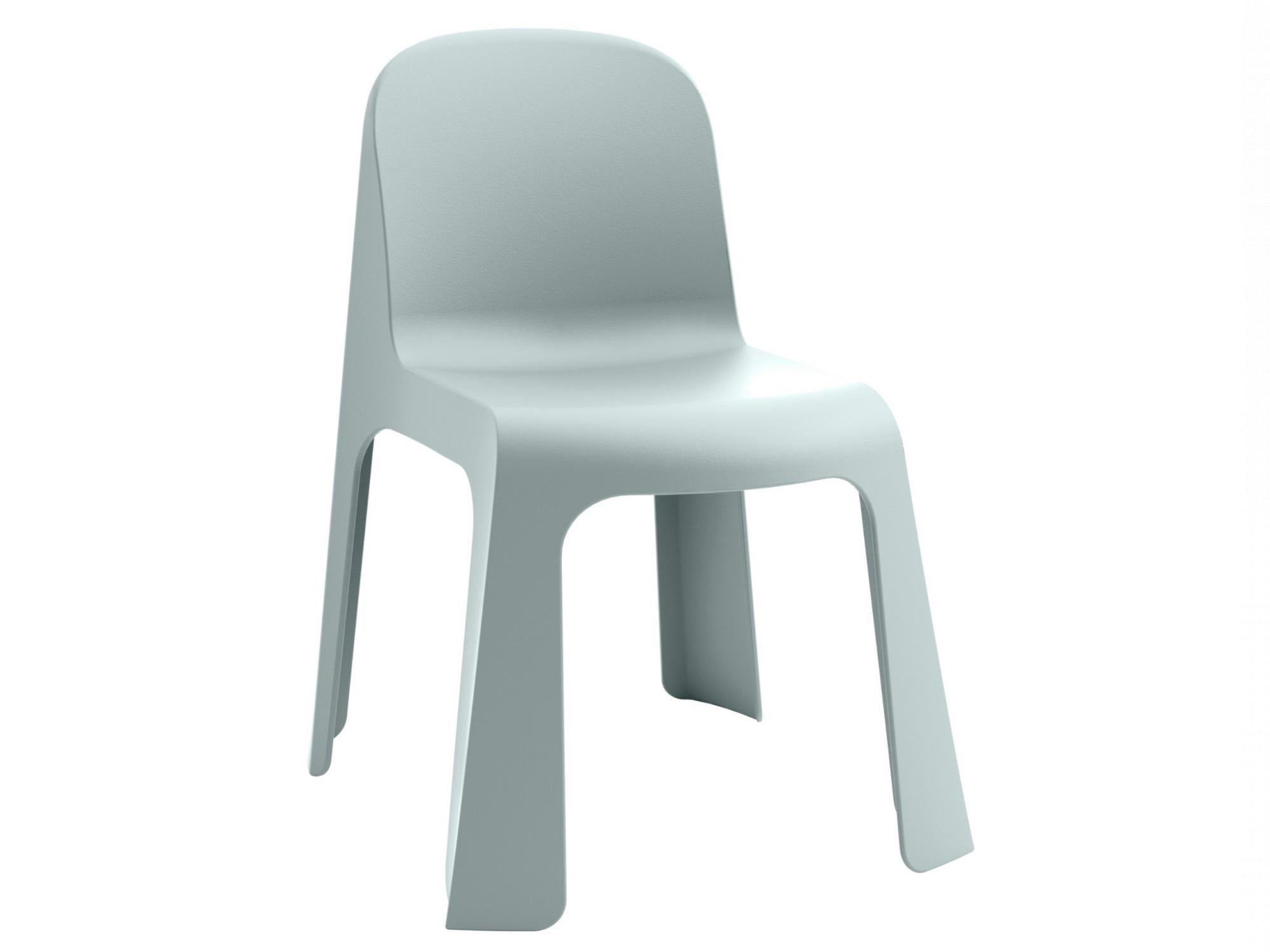 Bondi Dining Chair – Celadon Green | Solid Plastic (Set of 2)