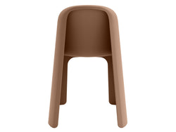 Bondi Dining Chair – Mocha Brown | Solid Plastic (Set of 2)