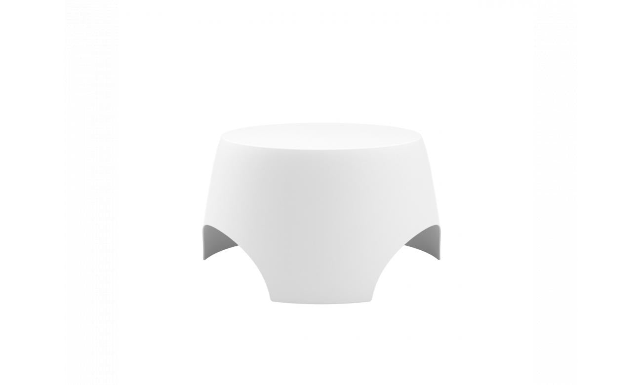 Bondi Lounger Side Table White