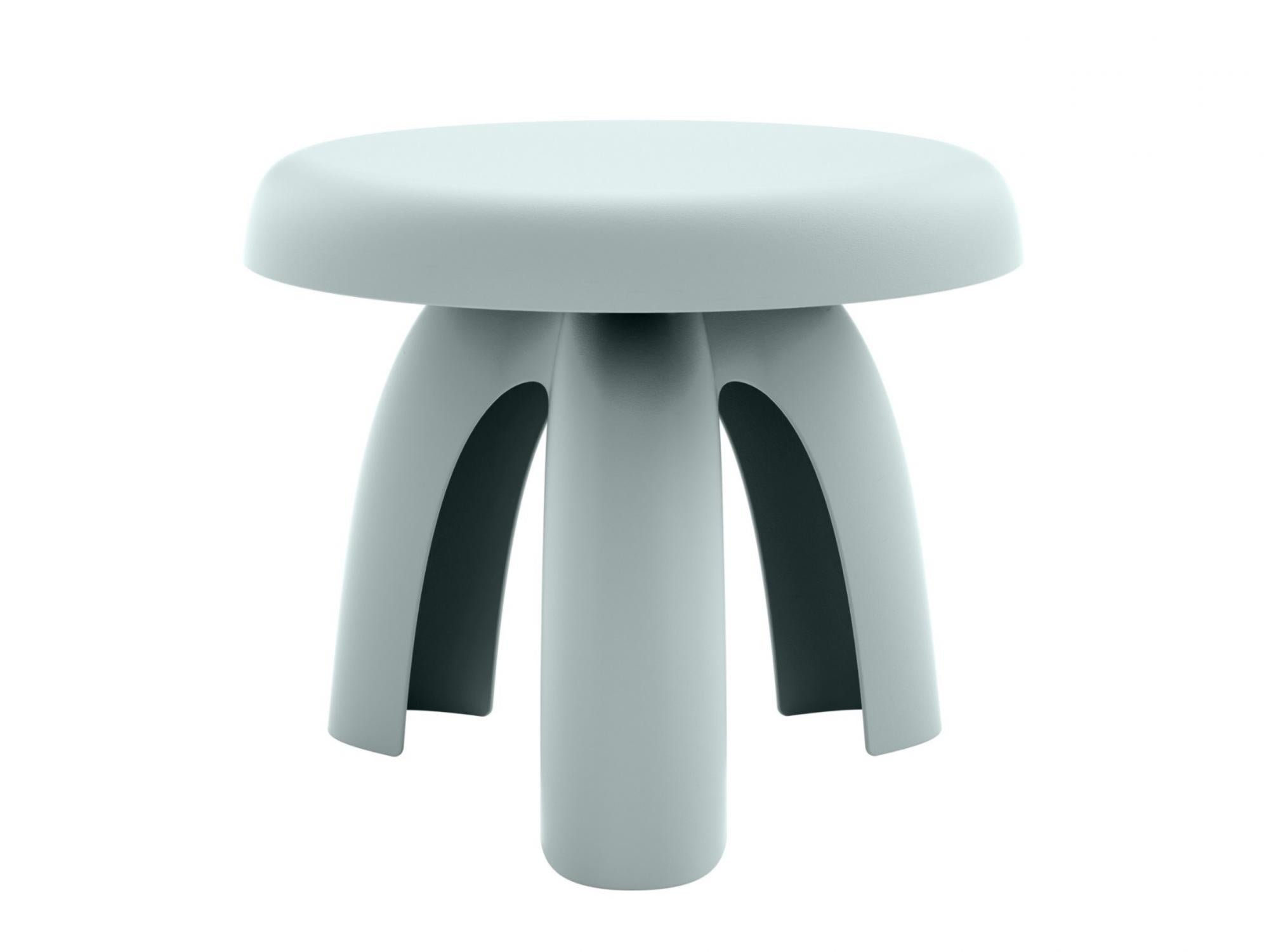Bondi Outdoor Side Table – Celadon Green | Solid Plastic