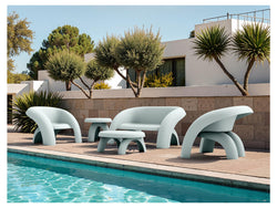 Bondi Outdoor Sofa – Celadon Green | Solid Plastic