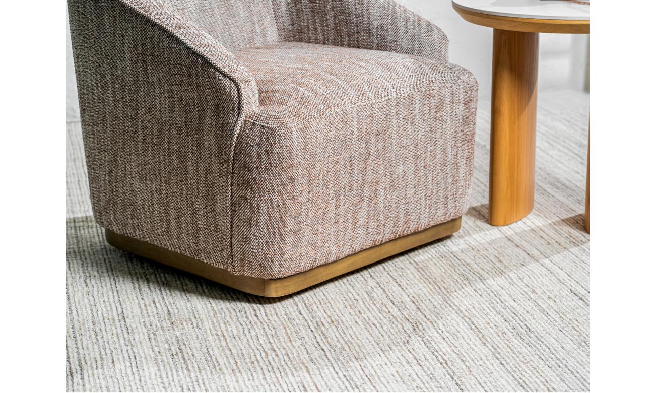 Austin Swivel Occasional Chair Chestnut