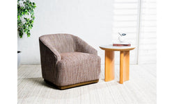 Austin Swivel Occasional Chair Chestnut