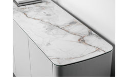 Messina Sideboard Milan White Marble