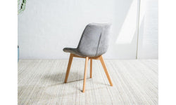 Forest Dining Chair Light Grey/ Natural (Set of 4)