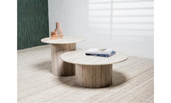 Seoul Side Table Grey Marble